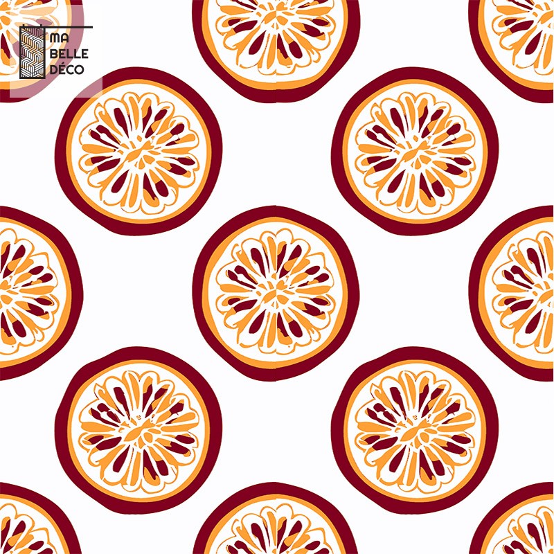 Set de Table Fruits abstraits rétro