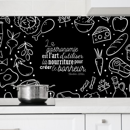 Crédences Cuisine déco Citation sur mesure