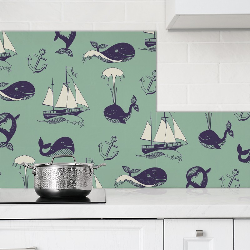 Crédences Cuisine déco Océan sur mesure