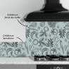 Crédence Cuisine Dessin Légumes Noir et Blanc