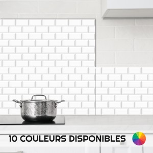 Crédence Cuisine Carrelage blanc métro