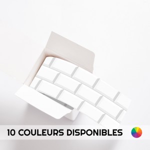Surplinthes Adhésives déco carrelage blanc métro