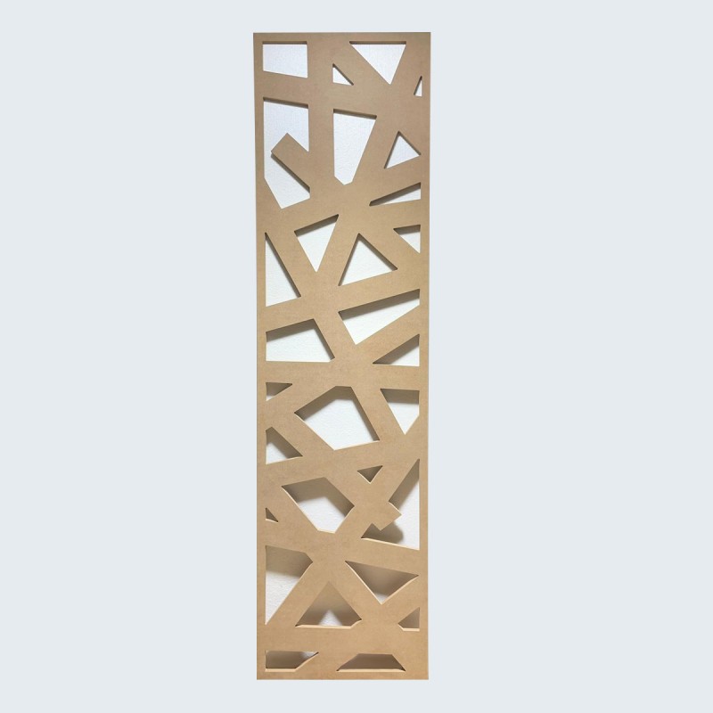 Claustra décoratif en bois MDF motif latte moderne