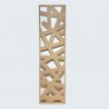 Claustra décoratif en bois MDF motif latte moderne Claustra décoratif en bois MDF motif latte moderne