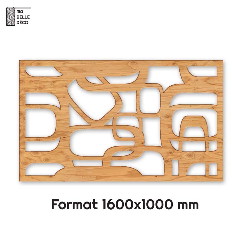 Tête de Lit Claustras bois Sixties 160cm