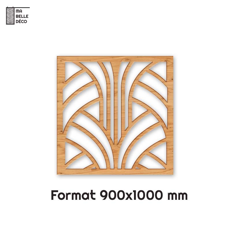 Tête de Lit Claustras bois Art Déco Cascade 90cm