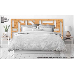 Tête de Lit Claustras bois Asie