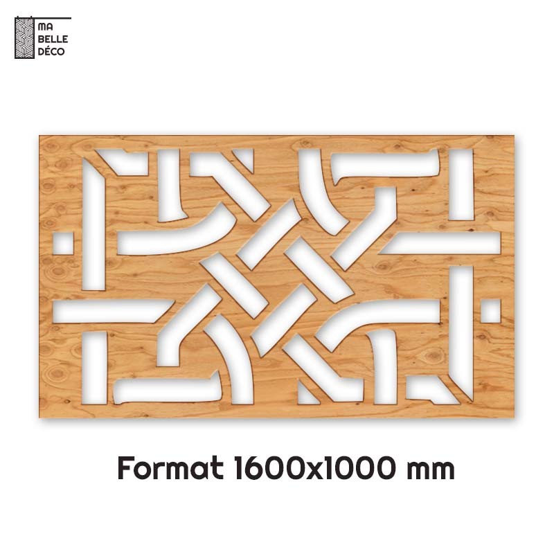 Tête de Lit Claustras bois Asie 160cm