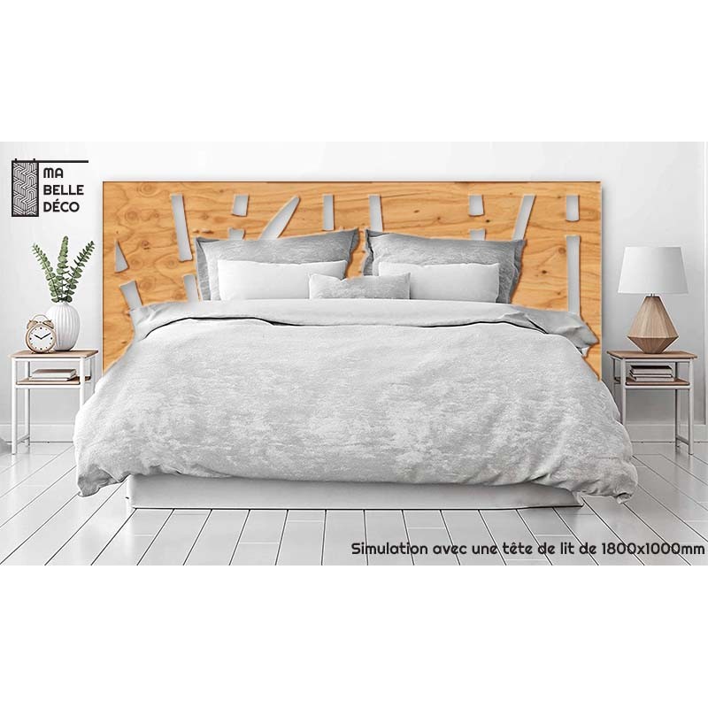 Tête de Lit Claustras bois Bambou