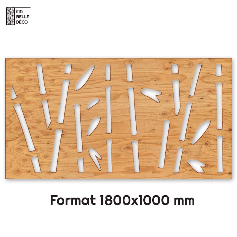 Tête de Lit Claustras bois Bambou 180cm