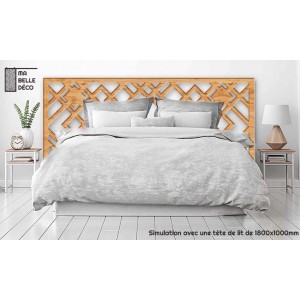 Tête de Lit Claustras bois Art Déco Bloc