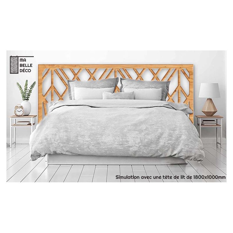 Tête de Lit Claustras bois Art Déco Opéra