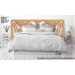 Tête de Lit Claustras bois Art Déco Panier