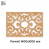 Tête de Lit Claustras bois Arabesque 140cm Tête de Lit Claustras bois Arabesque 140cm
