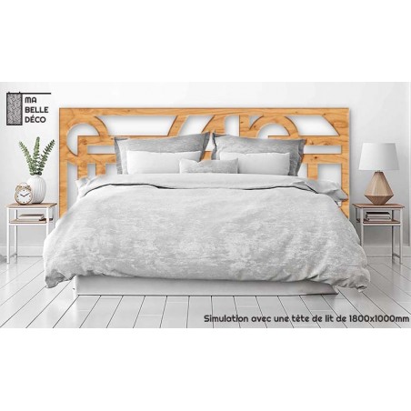 Tête de Lit Claustras bois Bauhaus