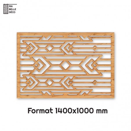 Tête de Lit Claustras bois Art Déco Artémis 140cm