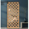 Porte Coulissante déco en Claustra motif Art Déco en bois Porte Coulissante déco en Claustra motif Art Déco en bois