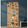 Porte Coulissante de décoration en Claustra en bois Sixties Porte Coulissante de décoration en Claustra en bois Sixties