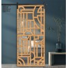 Porte Coulissante en Claustra bois motif Bauhaus Porte Coulissante en Claustra bois motif Bauhaus