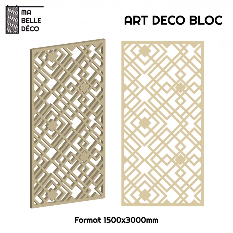 Claustra Art Déco Bloc