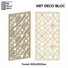 Claustra Art Déco Bloc Claustra Art Déco Bloc