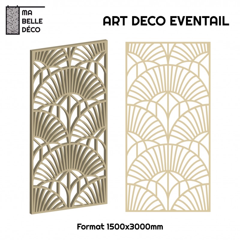 Claustra Art Déco Éventail