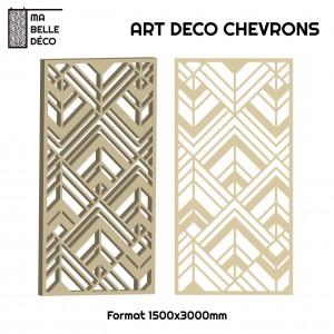 Claustra Art Déco Chevrons