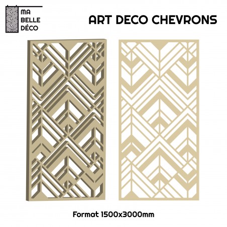 Claustra Art Déco Chevrons Claustra Art Déco Chevrons