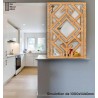 Claustra Art Déco Flèche simu demi mur Claustra Art Déco Flèche simu demi mur