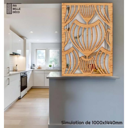 Claustra Art Déco Panier simu demi mur Claustra Art Déco Panier simu demi mur