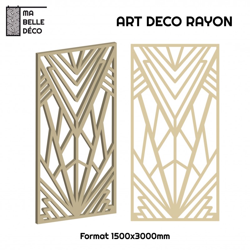 Claustra Art Déco Rayon