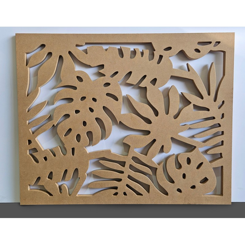 Claustra bois jungle MDF ep30 L800xH1000mm