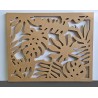 Claustra bois jungle MDF ep30 L800xH1000mm Claustra bois jungle MDF ep30 L800xH1000mm
