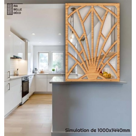 Claustra Art Déco Palmier 1000x1400
