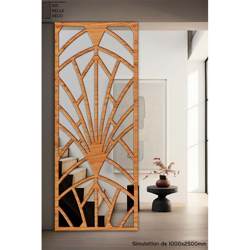 Claustra Art Déco Palmier 1000x2500