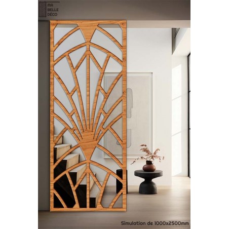Claustra Art Déco Palmier 1000x2500