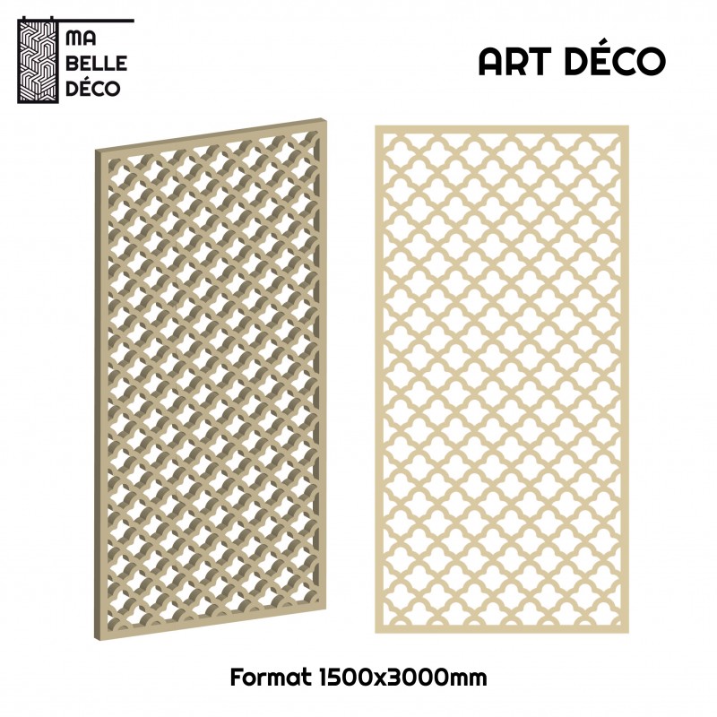 Claustra Art Déco 1500x3000