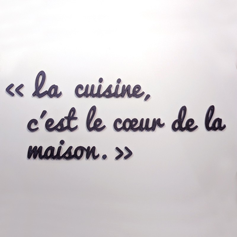 Lettres Déco Impression 3D à coller