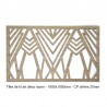 Tête de Lit Claustras bois Art Déco Rayon