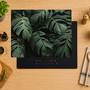 Tapis protège plaque de cuisson - Feuilles