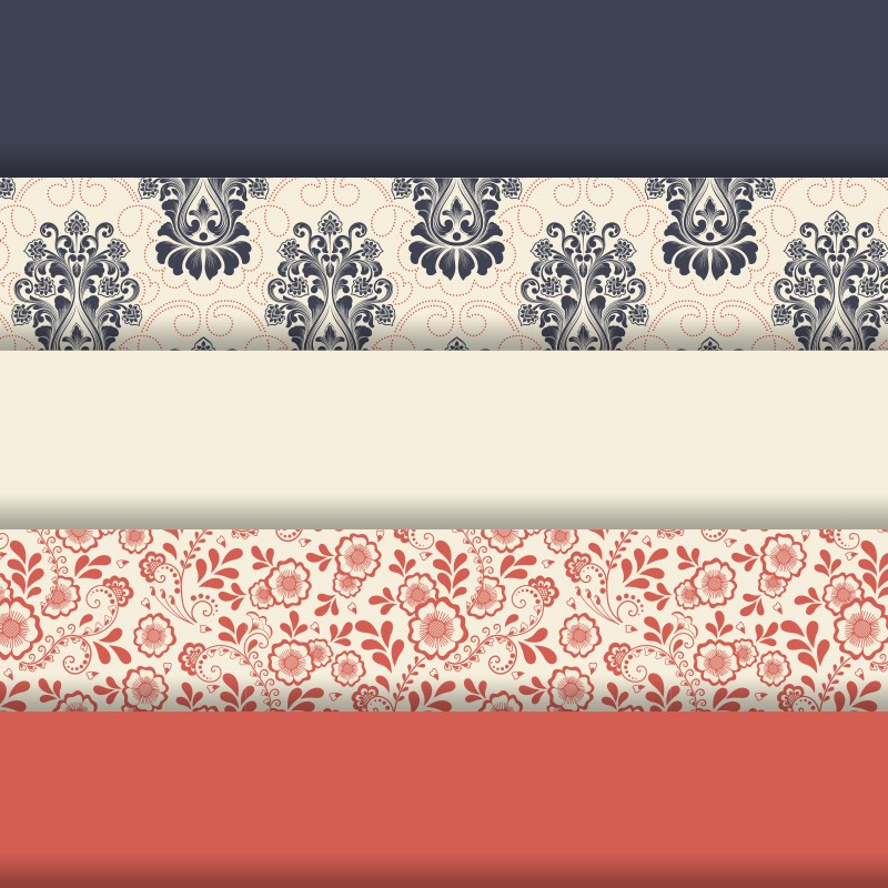 Contremarches escalier Motifs Baroque décoration intérieur maison