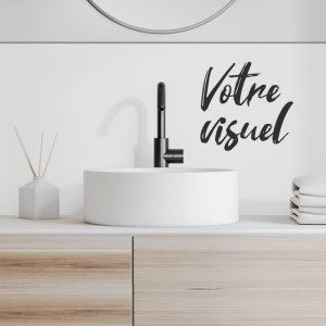 Crédence salle de bain visuel personnalisé