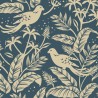 Contremarches escalier Motifs Jungle Bleu décoration intérieur maison Contremarches escalier Motifs Jungle Bleu décoration intérieur maison