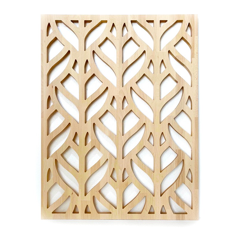 Claustra Feuilles décoratif hêtre