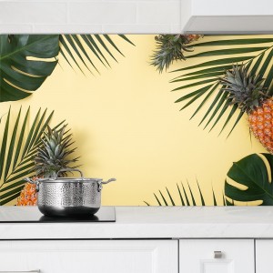Crédences Cuisine déco Ananas sur mesure