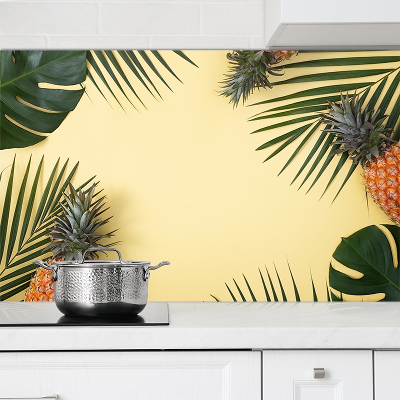 Crédences Cuisine déco Ananas sur mesure
