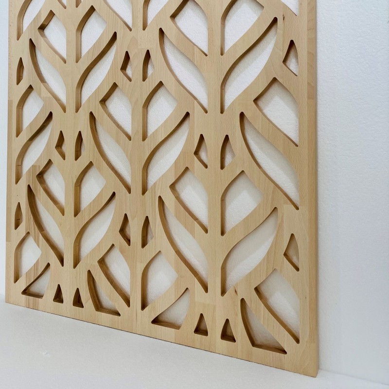 Claustra Feuiles, lamellé-collé hêtre