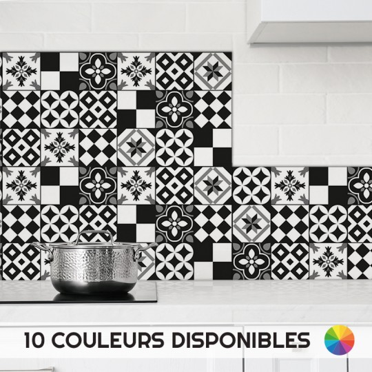 Crédence Cuisine carreaux de ciment