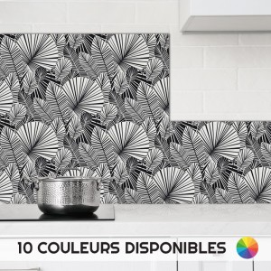 Crédences Cuisine déco Jungle graphique sur mesure