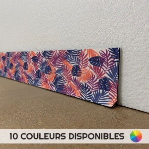 Plinthes déco intérieur maison dibond motifs Jungle coloré